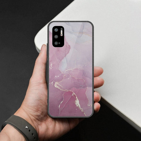 Xiaomi Poco M3 Pro Cover - Mystic Marble Series - HQ Ultra Shine Premium Infinity Glass Soft Silicon Borders Case