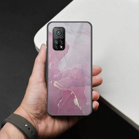 Xiaomi Mi 10T Pro Cover - Mystic Marble Series - HQ Ultra Shine Premium Infinity Glass Soft Silicon Borders Case