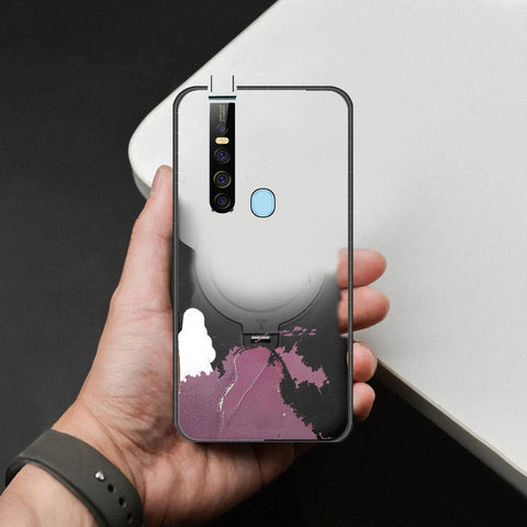 Tecno Camon 15 Premier Cover - Mystic Marble Series - HQ Ultra Shine Premium Infinity Glass Soft Silicon Borders Case