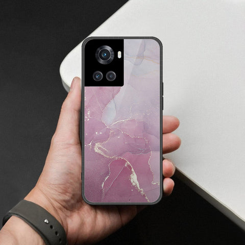 OnePlus 10R Cover - Mystic Marble Series - HQ Ultra Shine Premium Infinity Glass Soft Silicon Borders Case