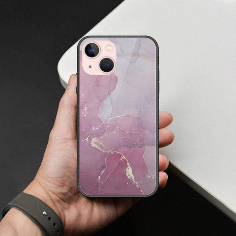 iPhone 14 - Mystic Marble Series - HQ Ultra Shine Premium Infinity Glass Soft Silicon Borders Case