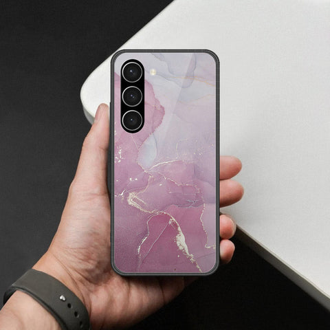 Samsung Galaxy S23 Plus 5G Cover - Mystic Marble Series - HQ Ultra Shine Premium Infinity Glass Soft Silicon Borders Case