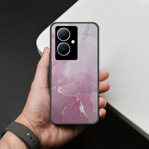 Vivo V29 Lite Cover - Mystic Marble Series - HQ Ultra Shine Premium Infinity Glass Soft Silicon Borders Case