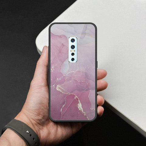 Vivo V17 Pro Cover - Mystic Marble Series - HQ Ultra Shine Premium Infinity Glass Soft Silicon Borders Case
