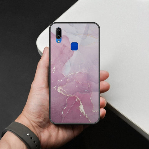 Vivo Y91i Cover - Mystic Marble Series - HQ Ultra Shine Premium Infinity Glass Soft Silicon Borders Case