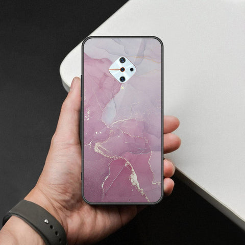 Vivo Y9s Cover - Mystic Marble Series - HQ Ultra Shine Premium Infinity Glass Soft Silicon Borders Case