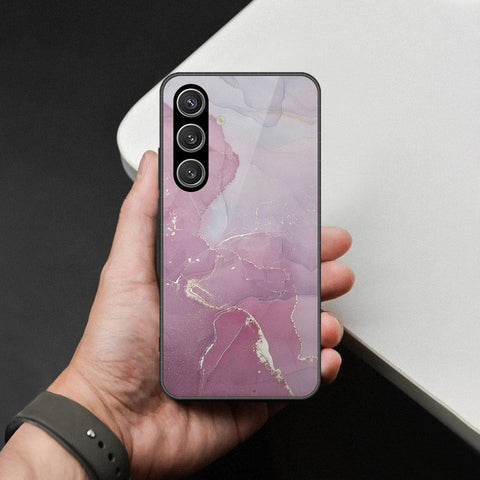 Samsung Galaxy S24 FE Cover - Mystic Marble Series - HQ Ultra Shine Premium Infinity Glass Soft Silicon Borders Case