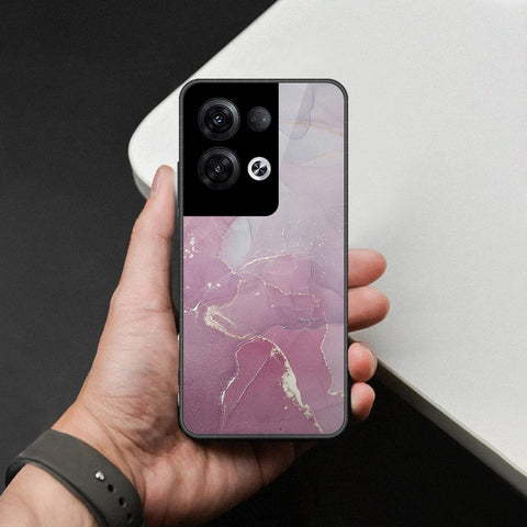 Oppo Reno 8 Pro Plus Cover - Mystic Marble Series - HQ Ultra Shine Premium Infinity Glass Soft Silicon Borders Case