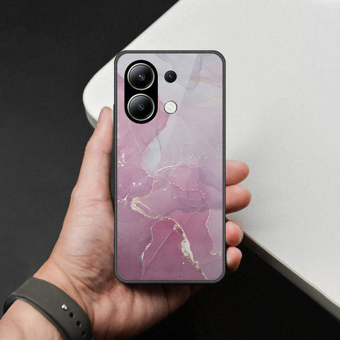 Xiaomi Redmi Note 14S Cover - Mystic Marble Series - HQ Ultra Shine Premium Infinity Glass Soft Silicon Borders Case