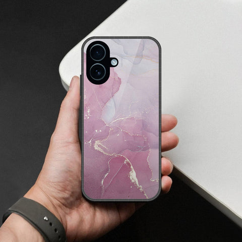 iPhone 18 - Mystic Marble Series - HQ Ultra Shine Premium Infinity Glass Soft Silicon Borders Case