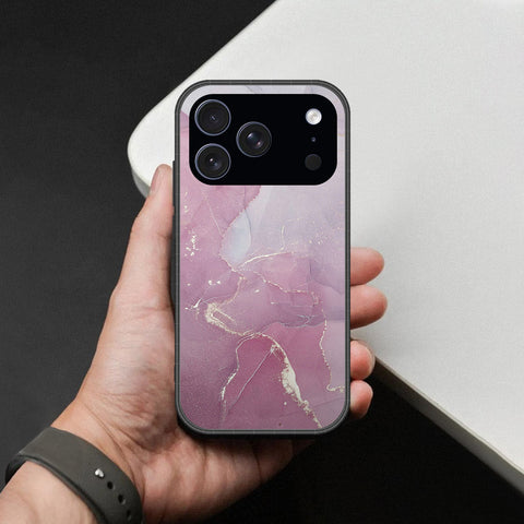 iPhone 17 Pro - Mystic Marble Series - HQ Ultra Shine Premium Infinity Glass Soft Silicon Borders Case