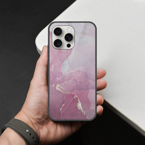 iPhone 16 Pro - Mystic Marble Series - HQ Ultra Shine Premium Infinity Glass Soft Silicon Borders Case