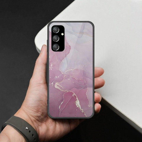 Samsung Galaxy A55 Cover - Mystic Marble Series - HQ Ultra Shine Premium Infinity Glass Soft Silicon Borders Case