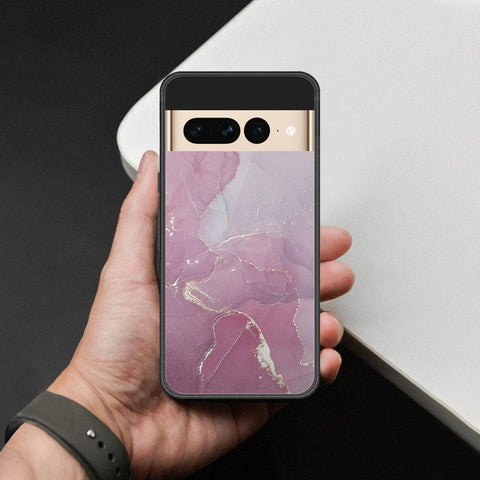 Google Pixel 7 Pro Cover - Mystic Marble Series - HQ Ultra Shine Premium Infinity Glass Soft Silicon Borders Case