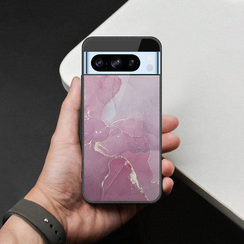 Google Pixel 8 Pro Cover - Mystic Marble Series - HQ Ultra Shine Premium Infinity Glass Soft Silicon Borders Case