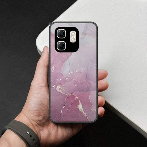 Infinix Hot 50i Cover - Mystic Marble Series - HQ Ultra Shine Premium Infinity Glass Soft Silicon Borders Case