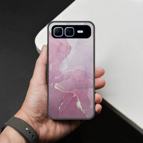 Infinix Smart 10 Plus Cover - Mystic Marble Series - HQ Ultra Shine Premium Infinity Glass Soft Silicon Borders Case