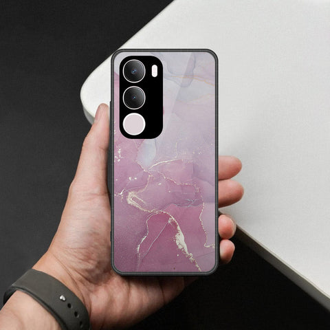 Vivo Y19 5G Cover - Mystic Marble Series - HQ Ultra Shine Premium Infinity Glass Soft Silicon Borders Case