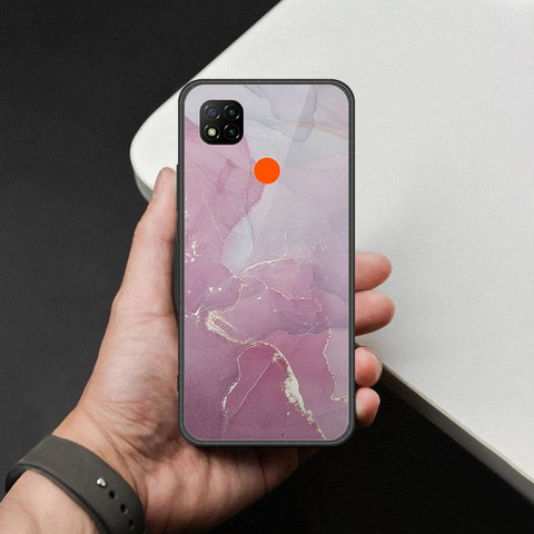 Xiaomi Poco C3 Cover - Mystic Marble Series - HQ Ultra Shine Premium Infinity Glass Soft Silicon Borders Case