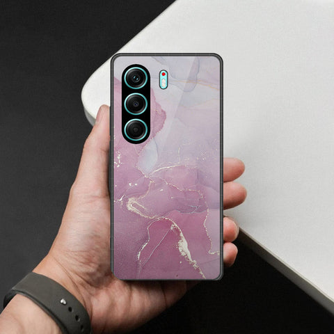 Tecno Camon 40 Pro 5G Cover - Mystic Marble Series - HQ Ultra Shine Premium Infinity Glass Soft Silicon Borders Case