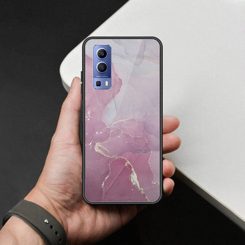 Vivo Y52 5G Cover - Mystic Marble Series - HQ Ultra Shine Premium Infinity Glass Soft Silicon Borders Case