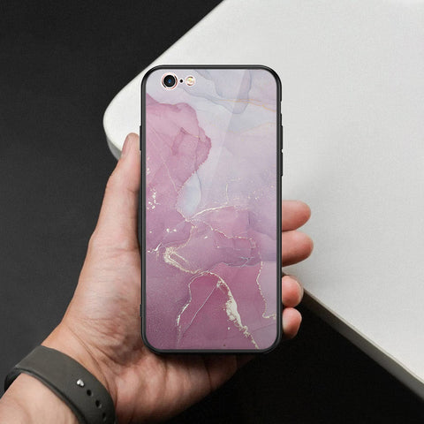 iPhone 6S / 6 Cover - Mystic Marble Series - HQ Ultra Shine Premium Infinity Glass Soft Silicon Borders Case
