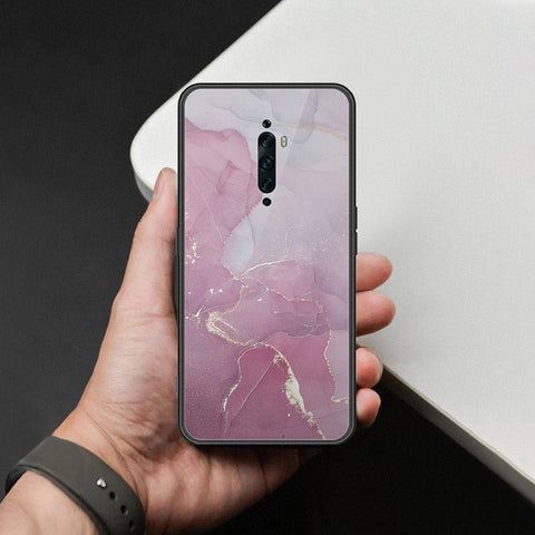 Oppo Reno 2F Cover - Mystic Marble Series - HQ Ultra Shine Premium Infinity Glass Soft Silicon Borders Case