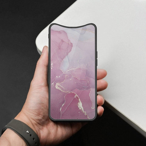 Oppo Find X Cover - Mystic Marble Series - HQ Ultra Shine Premium Infinity Glass Soft Silicon Borders Case