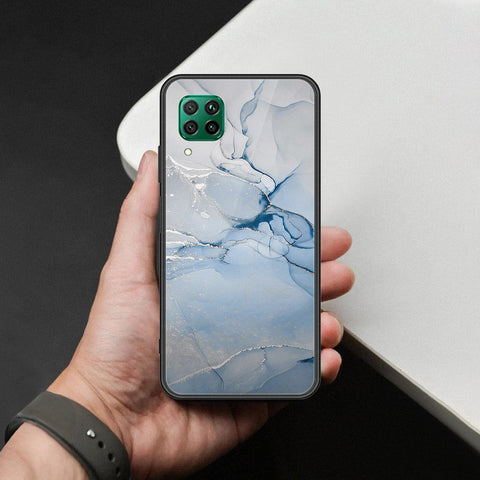 Huawei Nova 7i Cover - Mystic Marble Series - HQ Ultra Shine Premium Infinity Glass Soft Silicon Borders Case