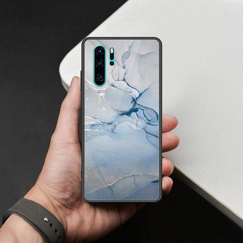 Huawei P30 Pro Cover - Mystic Marble Series - HQ Ultra Shine Premium Infinity Glass Soft Silicon Borders Case