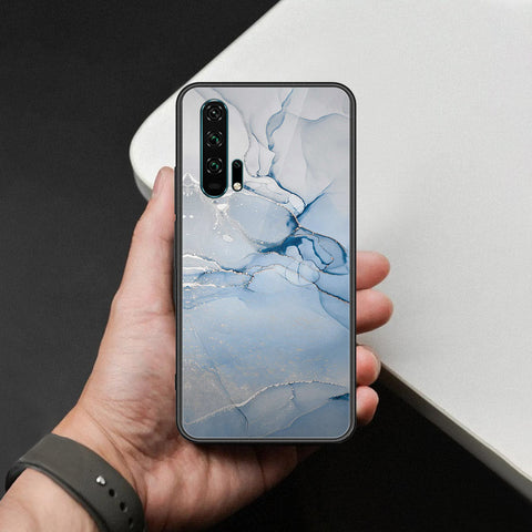 Honor 20 Pro Cover - Mystic Marble Series - HQ Ultra Shine Premium Infinity Glass Soft Silicon Borders Case