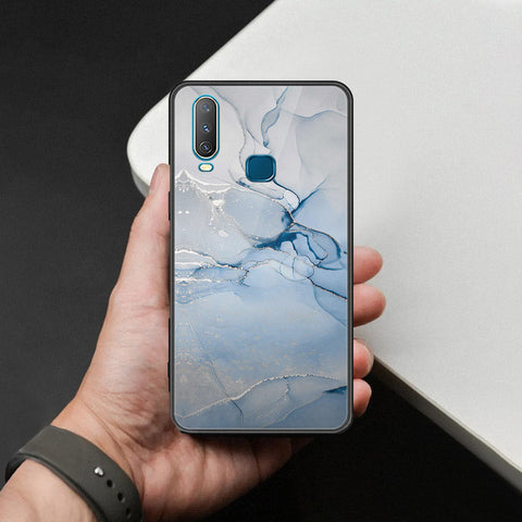 Vivo Y17 Cover - Mystic Marble Series - HQ Ultra Shine Premium Infinity Glass Soft Silicon Borders Case