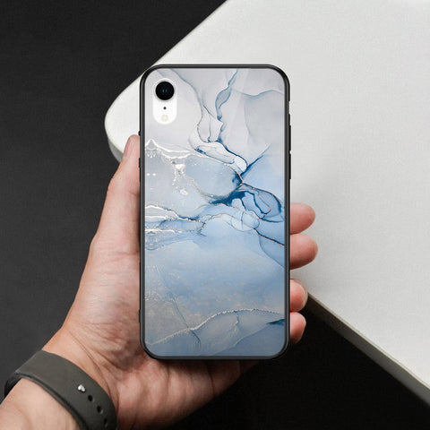 iPhone XR - Mystic Marble Series - HQ Ultra Shine Premium Infinity Glass Soft Silicon Borders Case