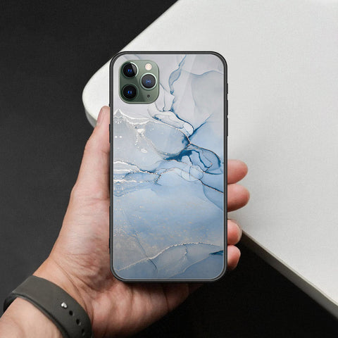 iPhone 11 Pro Max - Mystic Marble Series - HQ Ultra Shine Premium Infinity Glass Soft Silicon Borders Case