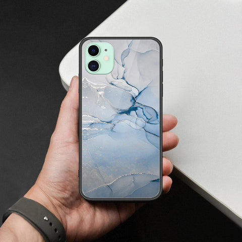 iPhone 11 - Mystic Marble Series - HQ Ultra Shine Premium Infinity Glass Soft Silicon Borders Case