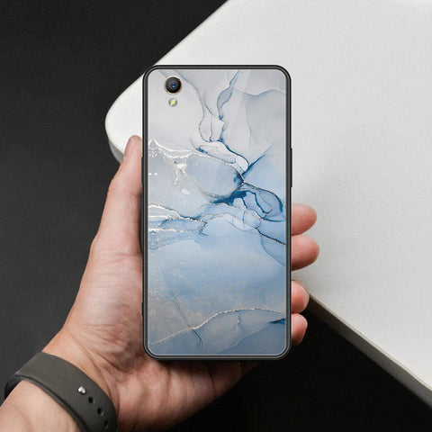 Oppo A37 Cover - Mystic Marble Series - HQ Ultra Shine Premium Infinity Glass Soft Silicon Borders Case