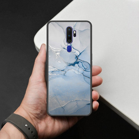 Oppo A9 2020 Cover - Mystic Marble Series - HQ Ultra Shine Premium Infinity Glass Soft Silicon Borders Case