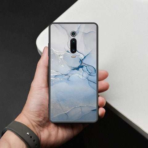 Xiaomi Mi 9T Cover - Mystic Marble Series - HQ Ultra Shine Premium Infinity Glass Soft Silicon Borders Case