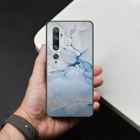 Xiaomi Mi CC9 Pro Cover - Mystic Marble Series - HQ Ultra Shine Premium Infinity Glass Soft Silicon Borders Case
