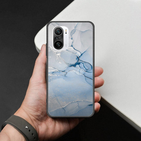 Xiaomi Poco F3 Cover - Mystic Marble Series - HQ Ultra Shine Premium Infinity Glass Soft Silicon Borders Case