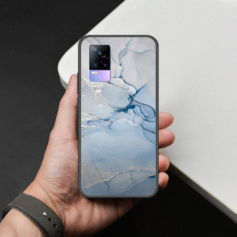 Vivo Y73 Cover - Mystic Marble Series - HQ Ultra Shine Premium Infinity Glass Soft Silicon Borders Case