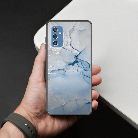 Samsung Galaxy M52 5G Cover - Mystic Marble Series - HQ Ultra Shine Premium Infinity Glass Soft Silicon Borders Case