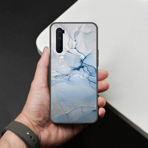 OnePlus Nord Cover - Mystic Marble Series - HQ Ultra Shine Premium Infinity Glass Soft Silicon Borders Case
