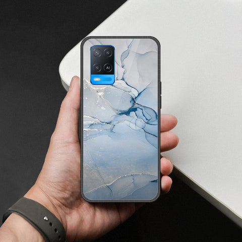 Oppo A54 4G Cover - Mystic Marble Series - HQ Ultra Shine Premium Infinity Glass Soft Silicon Borders Case
