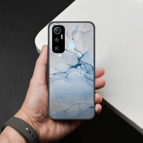 Infinix Hot 11 Cover - Mystic Marble Series - HQ Ultra Shine Premium Infinity Glass Soft Silicon Borders Case