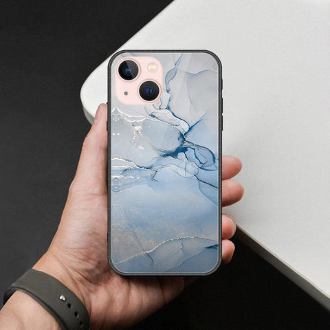 iPhone 14 - Mystic Marble Series - HQ Ultra Shine Premium Infinity Glass Soft Silicon Borders Case