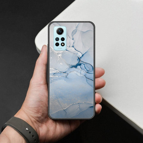 Xiaomi Redmi Note 12 Pro 4G Cover - Mystic Marble Series - HQ Ultra Shine Premium Infinity Glass Soft Silicon Borders Case