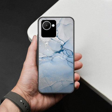 Realme C30 Cover - Mystic Marble Series - HQ Ultra Shine Premium Infinity Glass Soft Silicon Borders Case