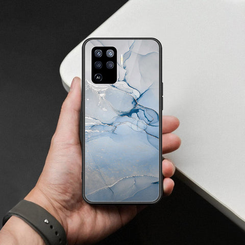 Oppo Reno 5 Lite Cover - Mystic Marble Series - HQ Ultra Shine Premium Infinity Glass Soft Silicon Borders Case