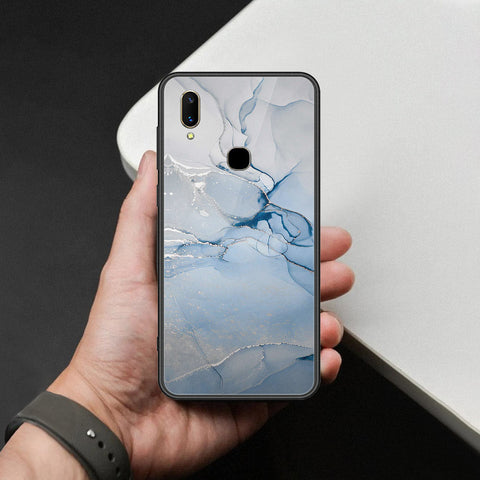 Vivo Z3I Cover - Mystic Marble Series - HQ Ultra Shine Premium Infinity Glass Soft Silicon Borders Case